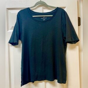 J Jill scoop neck Pima cotton shirt